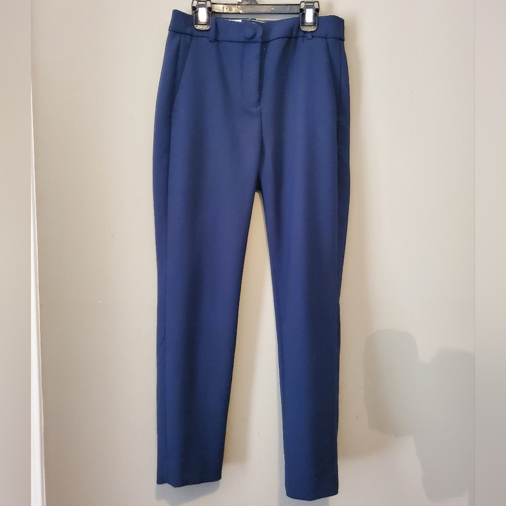 J. Crew Size 2 High Rise Cameron Pants Navy Blue